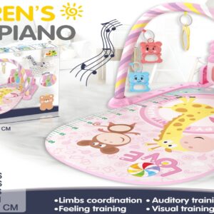 سجادة ألعاب أطفال مع بيانو بالأقدام وموسيقى وإضاءة – Pedal Piano Gym